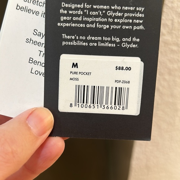 NWT Glyder Pure Pocket Leggings Moss M - Picture 3 of 11